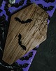 deski do krojenia i tace Halloween dębowa deska do serwowania trumna Woodwasp