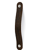 gałki do mebli Skórzany uchwyt meblowy COLORISO D BROWN WOOD L