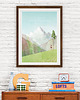 plakaty Himalaje - vintage plakat A3 giclee