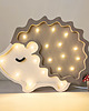 lampy do pokoju dziecka Drewniana nocna lampka LED dla dzieci jeż
