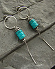 kolczyki srebrne Kolczyki srebrne Turquoise Loops