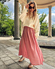 bluza bez kaptura damska Soft Spot / kremowa bluza basic
