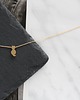 złote naszyjniki Gold Plated Matt Cat Necklace