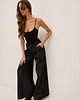 spodnie materiałowe damskie Spodnie PLEASE   black denim, jeans