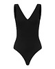 body damskie BODY TOP V NECK czarne