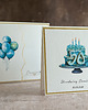 kartki scrapbooking Kartka na 50 urodziny z pudełkiem i kopertą, BH 31