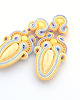 kolczyki soutache Wiosna w pastelowych kolorach 2