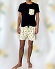 moda - inne Piżama Unisex bawełniana w cytrynki