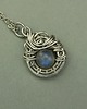 wisiory Mały wisiorek niebieski labradoryt wire wrapping