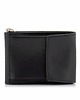 portfele męskie Portfel Skórzany Slim Wallet z Klipsem Banknotówka Jucht Czarny BW68