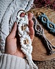 breloki Boho brelok ze złotymi akcentami