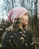 czapki dziecięce Ana Moroles, Czapka 100% merino, pudrowy róż