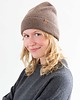 czapki damskie GAZELA RWS - Lekka Czapka Mokka 100% Wełna Merino RWS