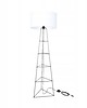lampy podłogowe Nowoczesna lampa z klasycznym abażurem 50 cm