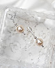 klipsy -ROMANTIC PEARLS - ekskluzywne klipsy srebro pozłacane i perły