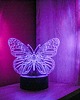 lampy do pokoju dziecka Lampka LED motyl
