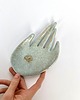 pojemniki na biżuterię Ceramiczna Podstawka  na Biżuterię Dłoń Wróżka