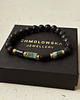 biżuteria męska Bransoletka Męska Serafnit i Turmalin