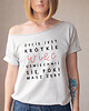 t-shirt damskie Uśmiechnij się Oversize Szary