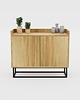 komody i szafki Komoda drewniana Rosso Loft Cube