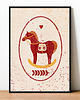 plakaty Plakat Fine Art giclee KOLOROWY JARMARK. KONIK