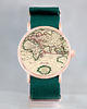 zegarki damskie Vintage World - zegarek z mapą świata