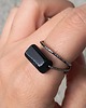 pierścionki srebrne Pierścionek BLACK amulet rozmiar 18