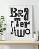 plakaty Braterstwo plakat typograficzny 50 x 70 cm