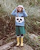 bluzki dla dziewczynki Bluza Panda Wanda