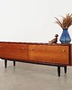 komody Sideboard tekowy, niemiecki design, lata 70, produkcja: Niemcy