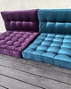 pufy do siedzenia Sofa modułowa Futon materac francuski Velvet  Siedzisko na podłogę