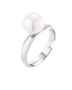 pierścionki srebrne Srebrny pierścionek z perłą White SWAROVSKI CRYSTAL