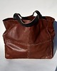 torby XXL Brązowa  skórzana torba