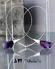kolczyki wire wrapping kolczyki CAT BA