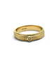 pierścionki zaręczynowe Złoty pierścionek z diamentem
