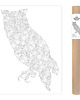 plakaty Plakat do Kolorowania Sowa Kryształy Diamenty 50x70cm