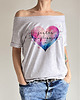 t-shirt damskie Jesteś najlepsza Szary Oversize