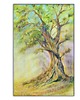 obrazy Obraz olejny ręcznie malowany 40x60 cm autorski oryginalny las drzewo