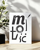 plakaty Miłość plakat typograficzny 50 cm x 70 cm czarny