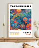 plakaty PLAKAT dekoracyjny , Yayoi Kusama, wystawowy, kwiaty