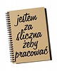 notatniki i albumy Jestem za śliczna żeby pracować, notes