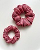 gumki do włosów Różowa gumka do włosów scrunchie Candy z organzy