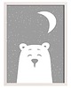 obrazy i plakaty do pokoju dziecięcego Obrazek Funny Band bear II 30x40cm
