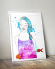 plakaty Plakat- ilustracja RYBKI I 30x40cm