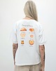 t-shirt damskie Bawełniana koszulka o luźnym kroju - Croissant white
