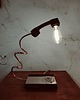 lampy stołowe Lampa stołowa telefoniczna Iskra Continental 70's