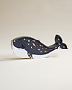 lampy do pokoju dziecka Drewniana Lampka Wieloryb - Navy Blue