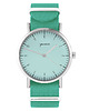 zegarki unisex Zegarek -  Simple turkusowy  - turkusowy, nylonowy