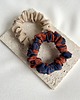 gumki do włosów 2 jedwabne gumki scrunchies Ellie & Beige Silk