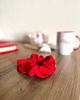 gumki do włosów Czerwona scrunchie do włosów PELA